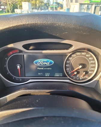Ford Mondeo cena 20490 przebieg: 220881, rok produkcji 2009 z Zawiercie małe 121